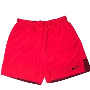 Nike Dri-Fit Red Athletic Shorts Men’s XXL Recycled Fiber Standard Fit | NWT